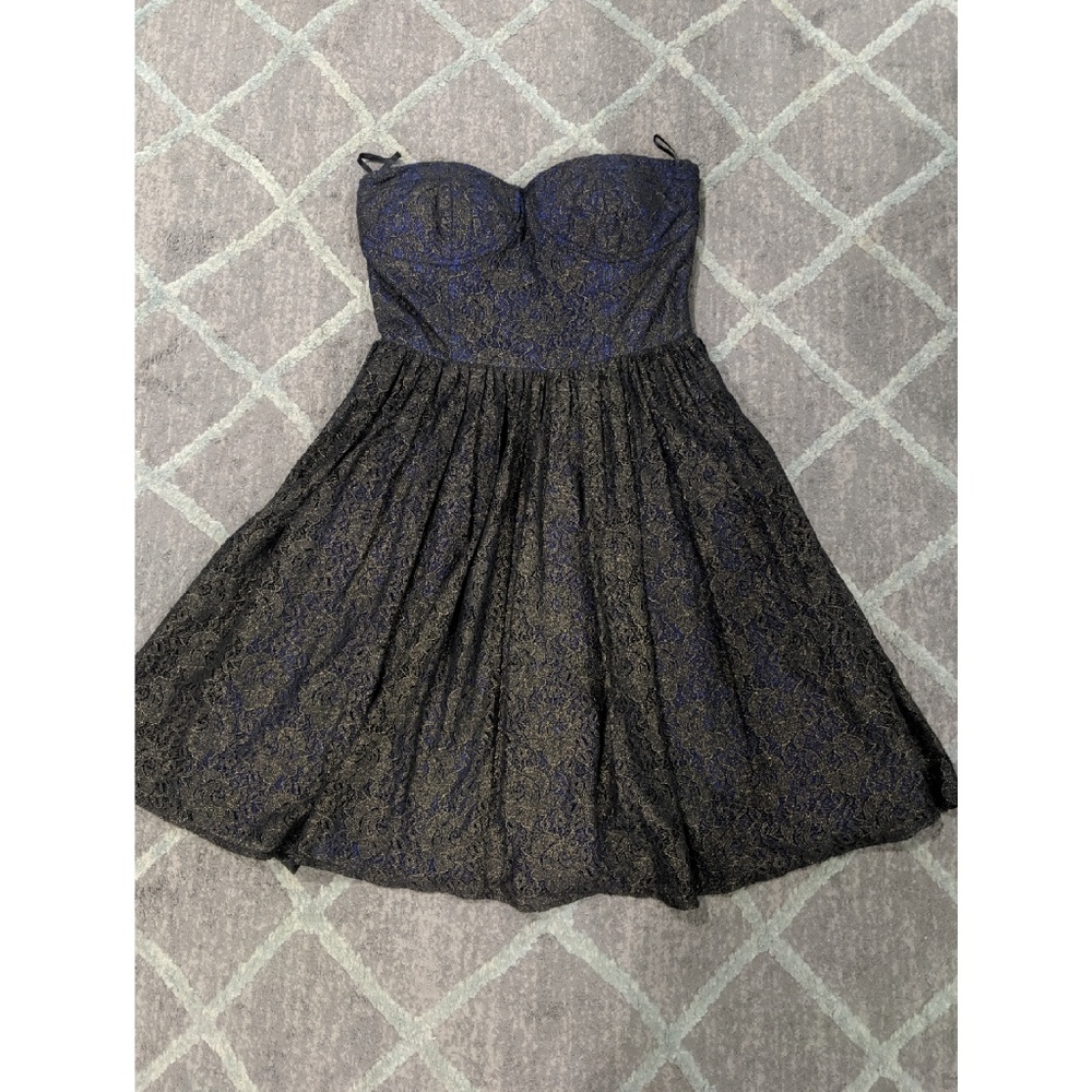 SOLD Ark & Co Strapless Lace Dress